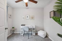 Charming 2br home on Swan Creek! Private office.