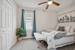 Charming 2br home on Swan Creek! Private office.
